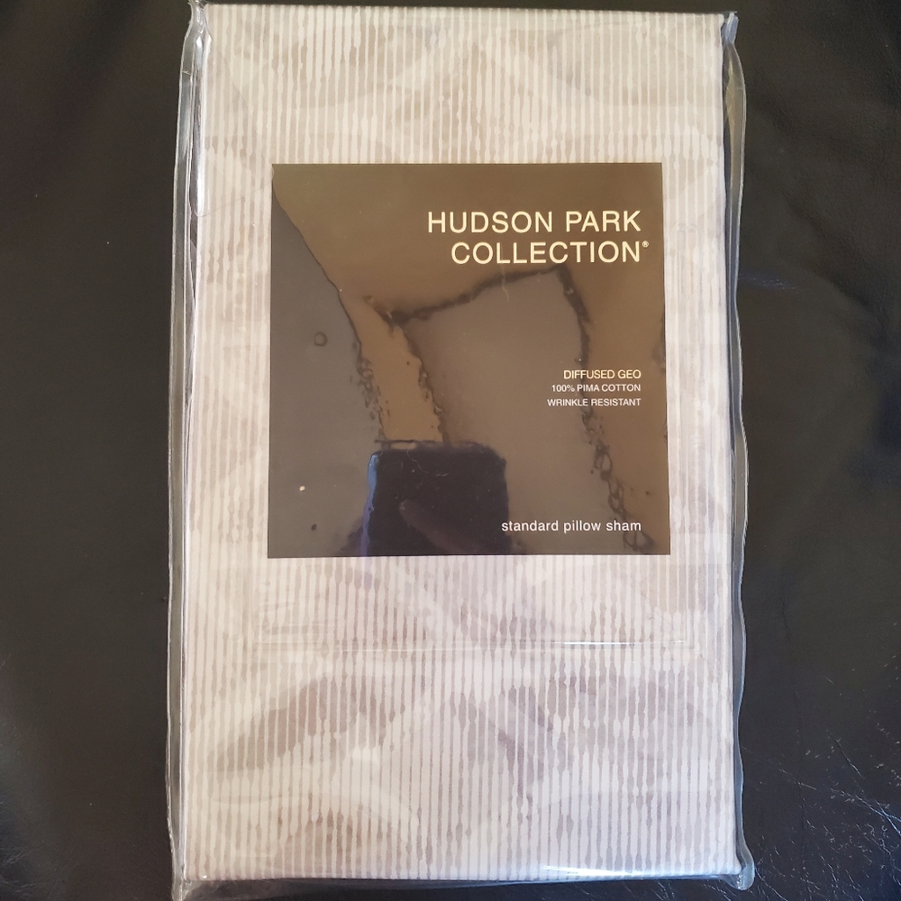 Hudson Park Collection Diffused Geo Standard Pillow Sham